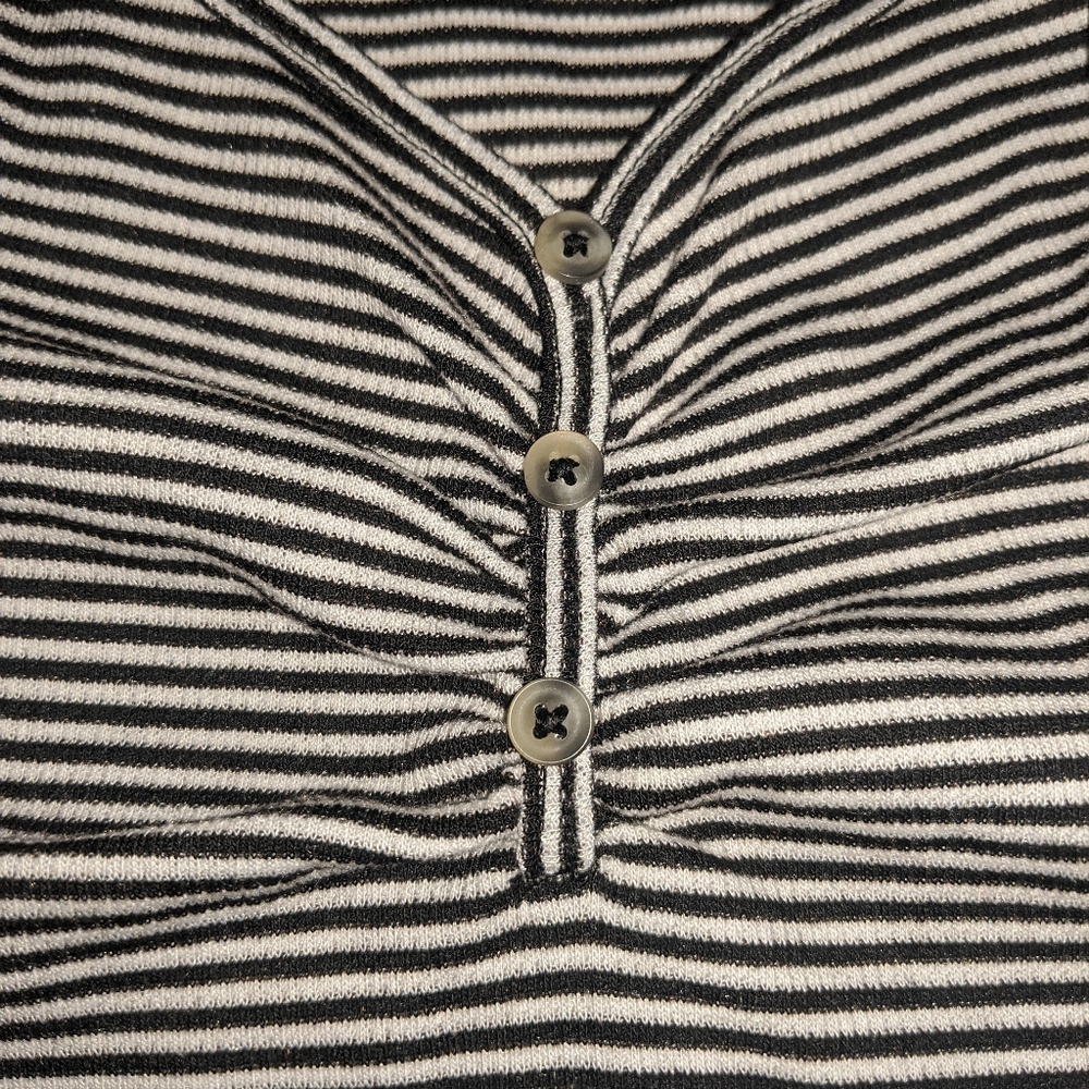 Arizona Short Sleeve Striped T-Shirt Dress - Picture 3 of 4